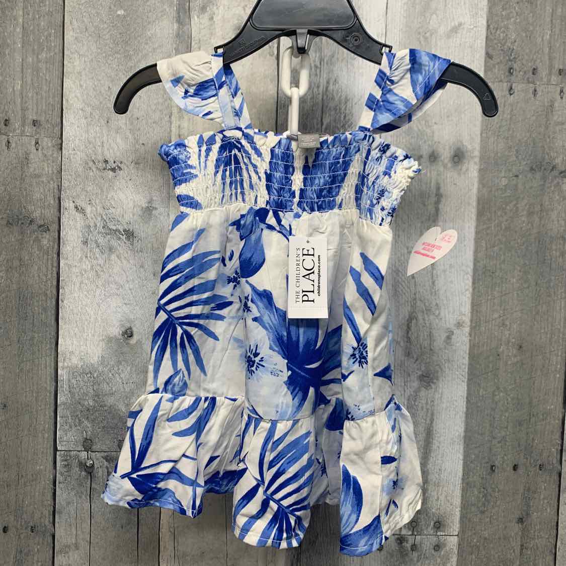 Size 3-6 Months White/Blue Children's Place Dress