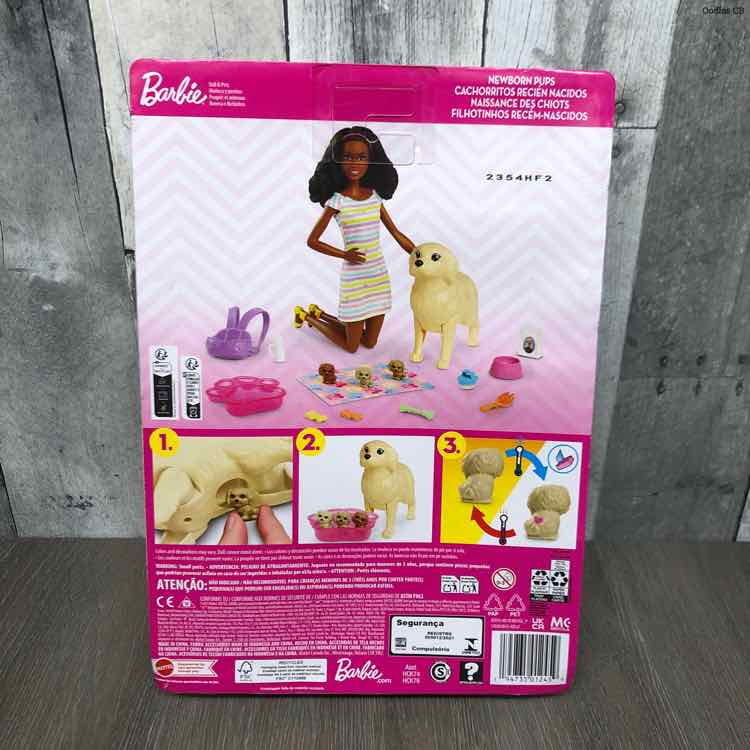 Barbie White/Purple Doll