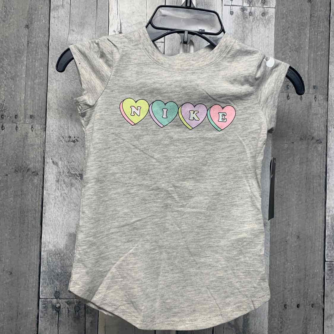 Size 5 Gray Sport Brand T Shirt - OodlesCB