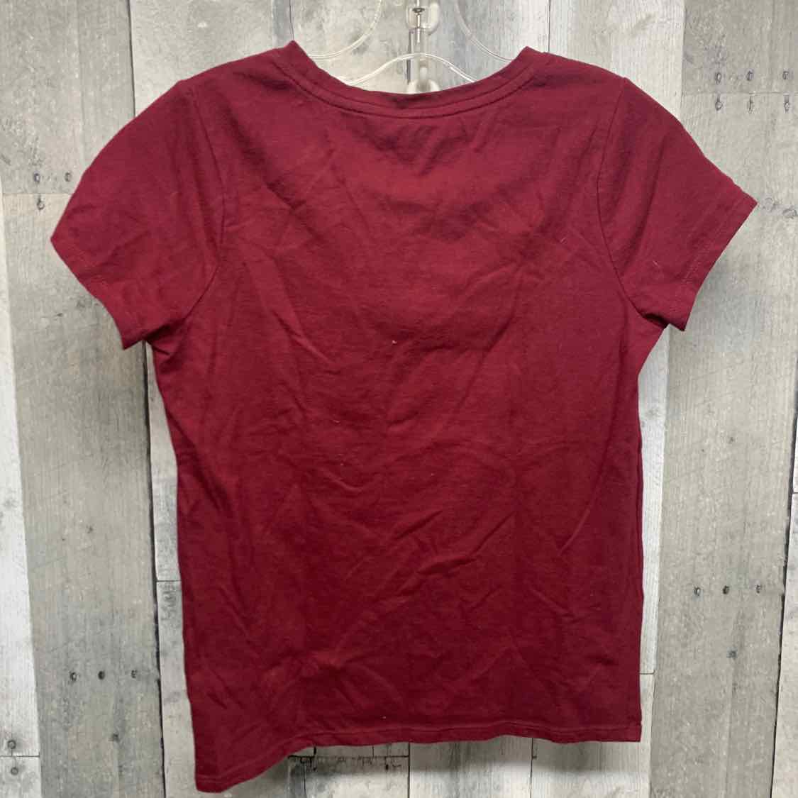 Size 7/8 Burgundy Cat & Jack T Shirt
