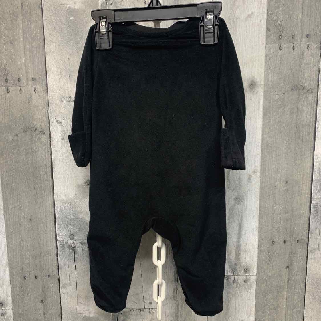 Size 3 Months Black Sport Brand Footy PJs