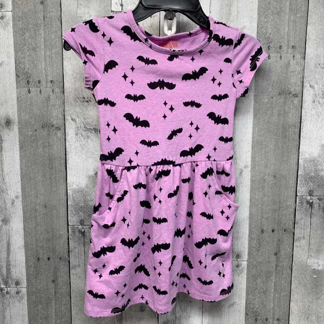 Size 4/5 Purple Print Cat & Jack Dress - Knit