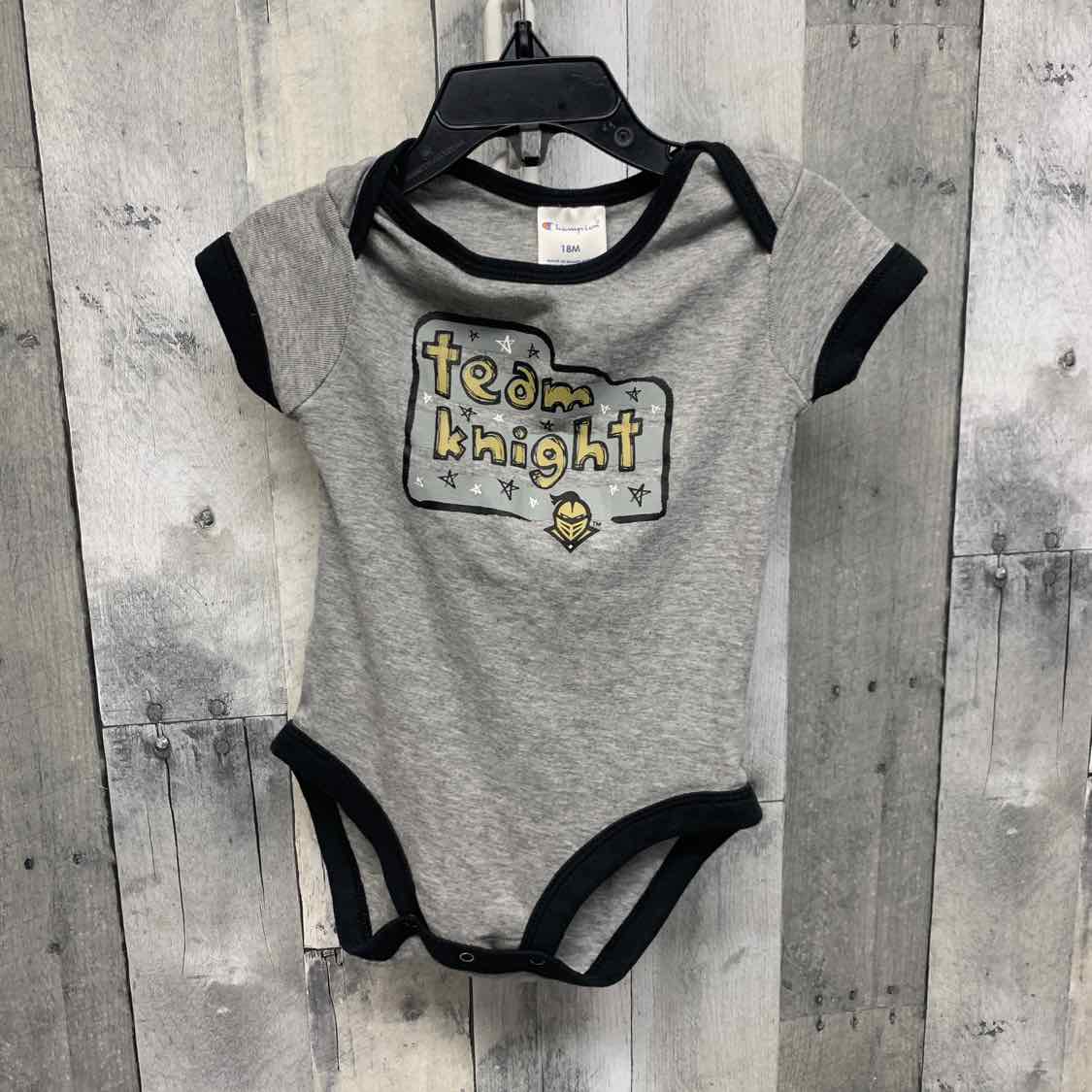Size 18 Months Gray/Gold Champion Bodysuit