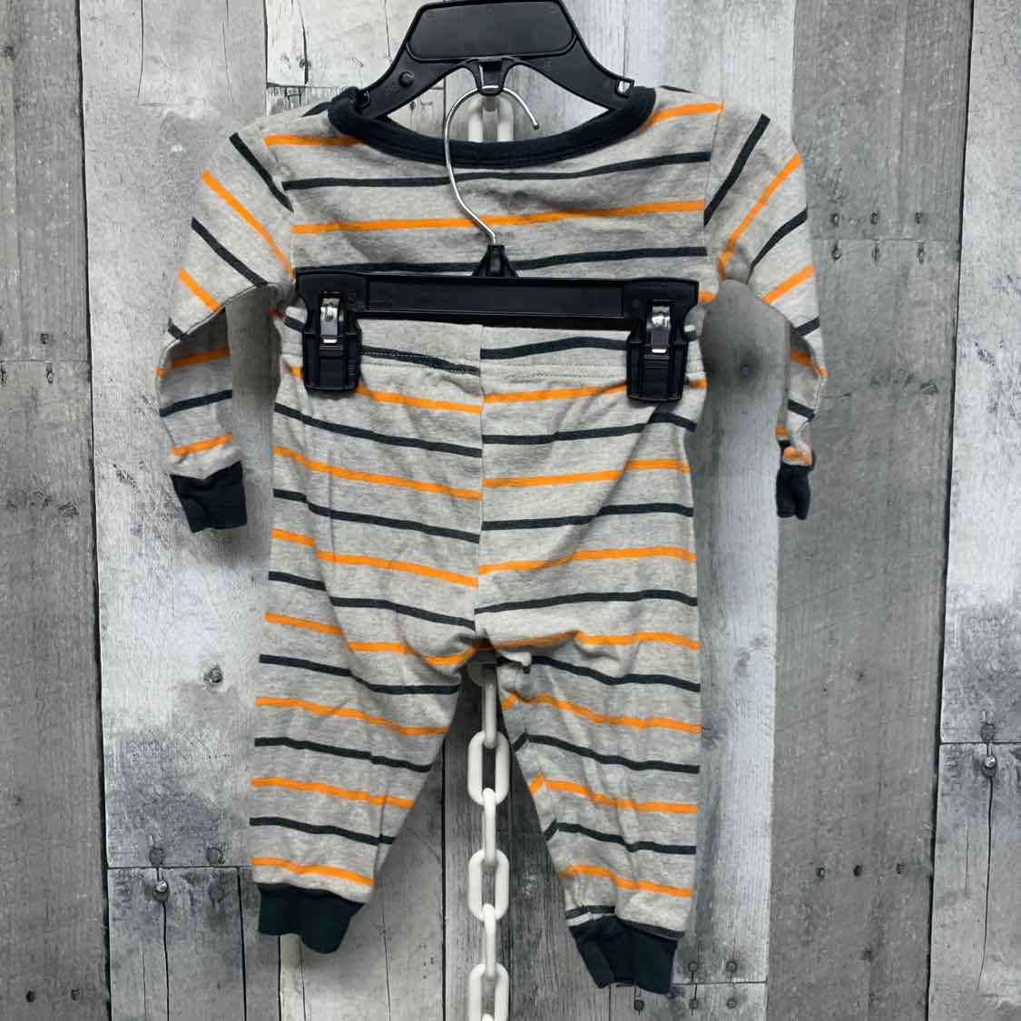 Size 18 Months Gray/Orange Disney 2pc PJs