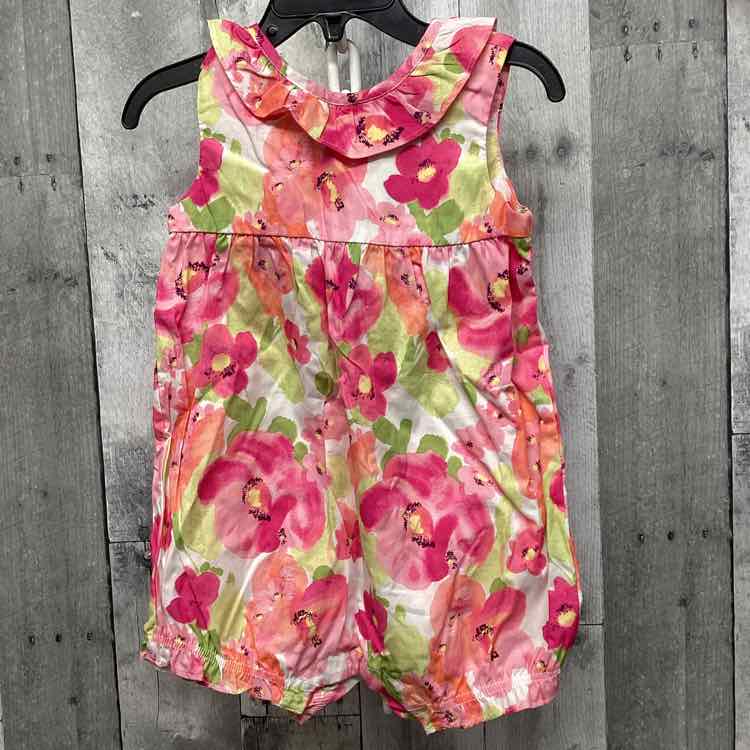 Size 18-24 Months White/Pink Gymboree Romper