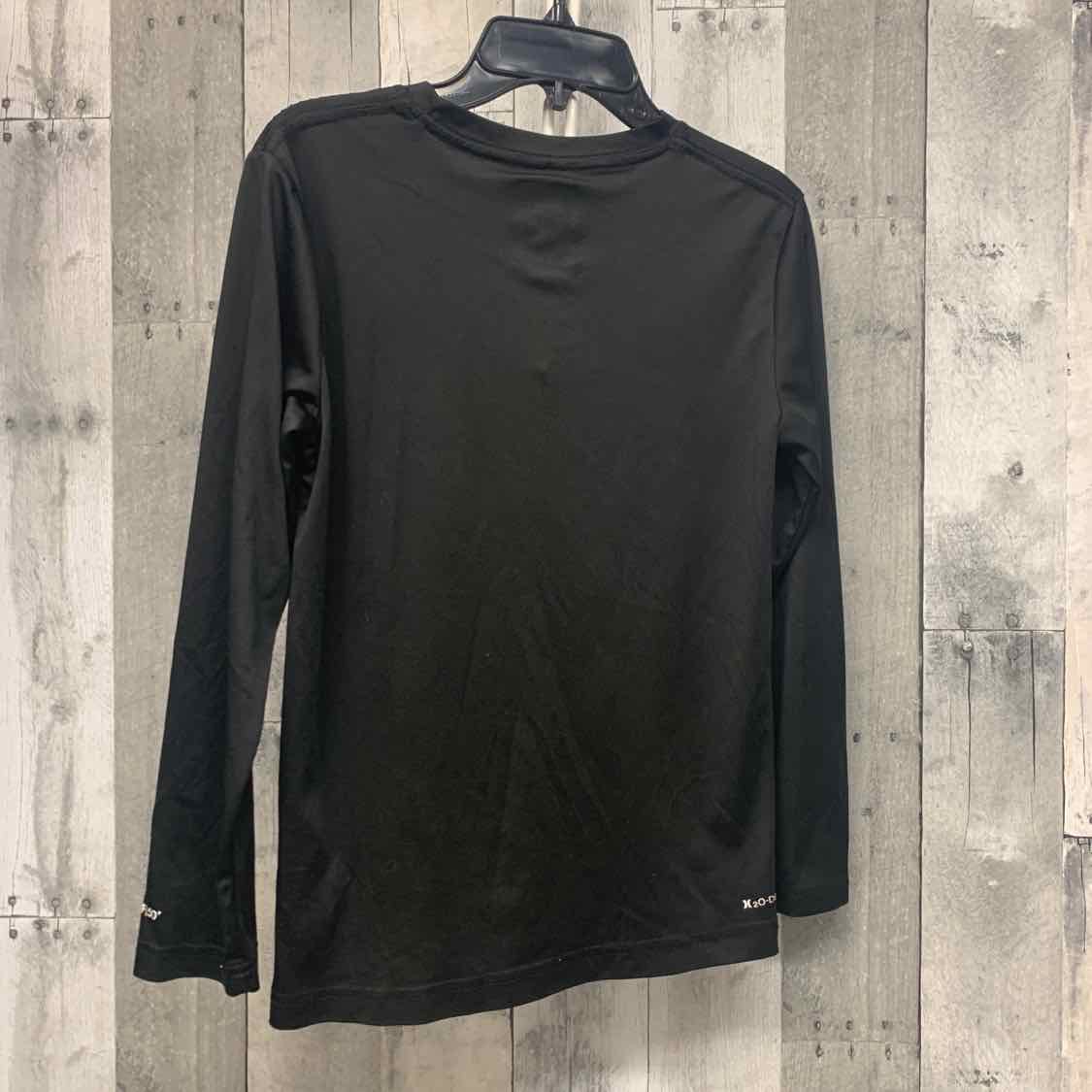 Size 10/12 Black Graphic Hurley Swim Top