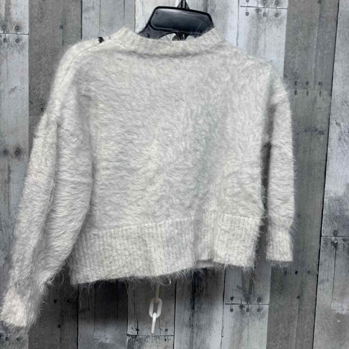 Size 5/6 White Graphic Mid Brand Sweater
