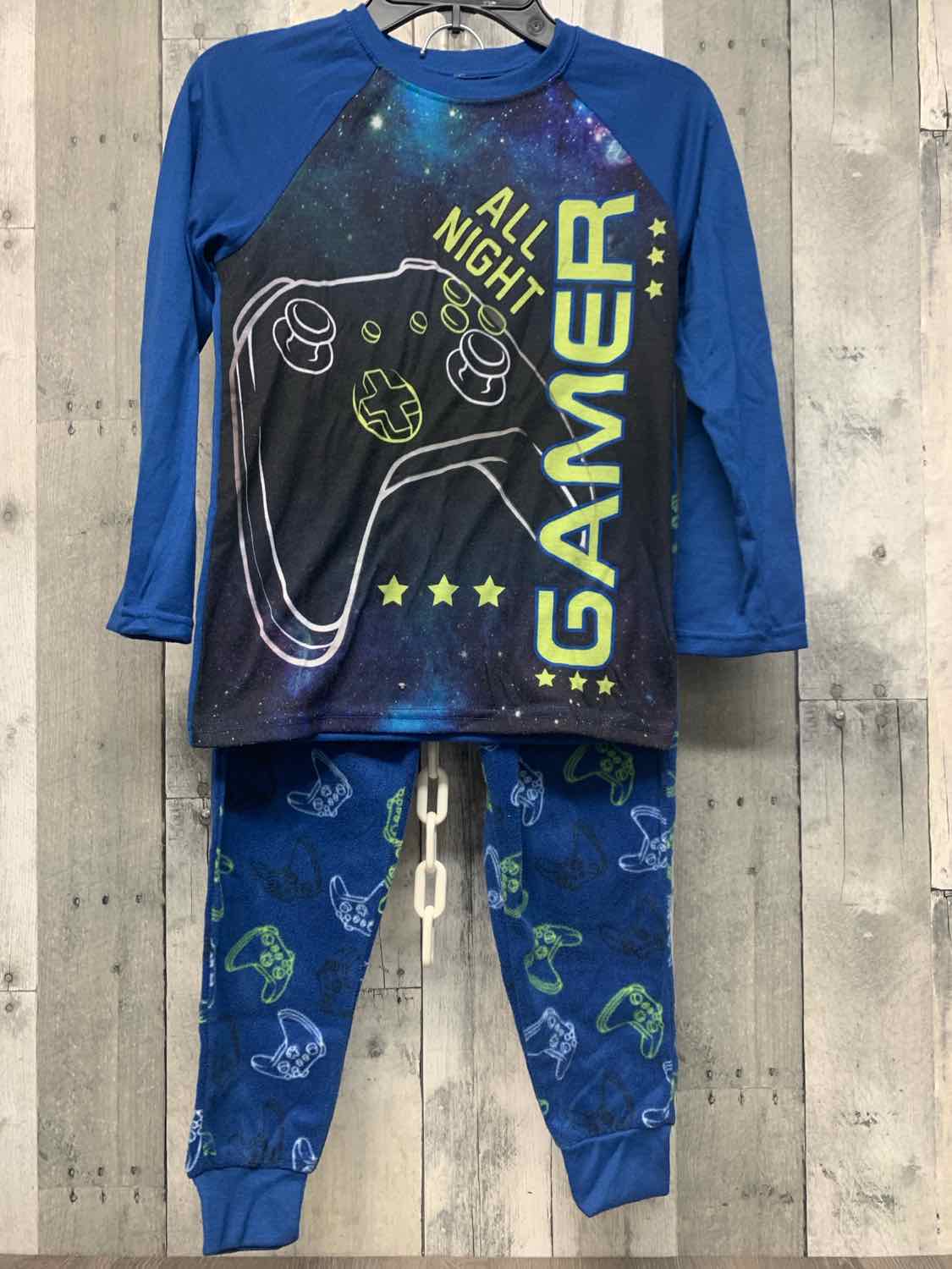 Size 8 Blue Wonder Nation 2pc PJs