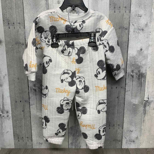Size 24 Months White Disney Sweats - 2pc