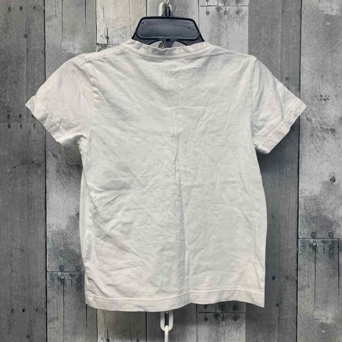 Size 6 White/Black Sport Brand T Shirt