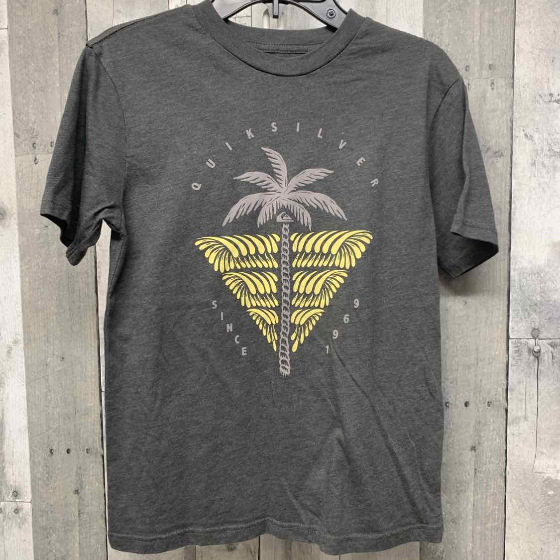 Size Medium Gray Graphic Quiksilver T Shirt