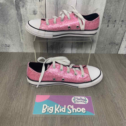 Size 2 Pink/White Converse Sneakers