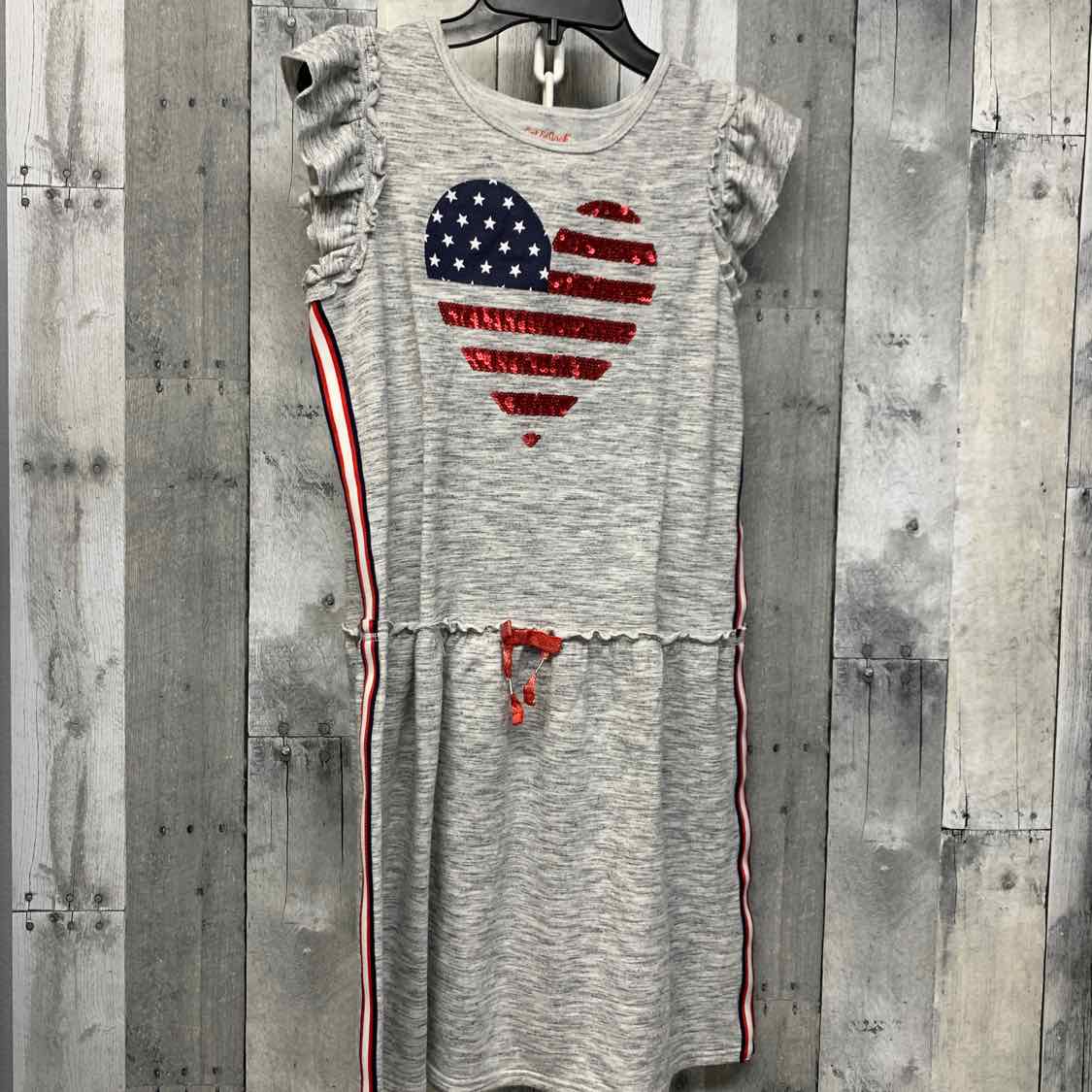 Size 14/16 Gray/Red Cat & Jack Dress