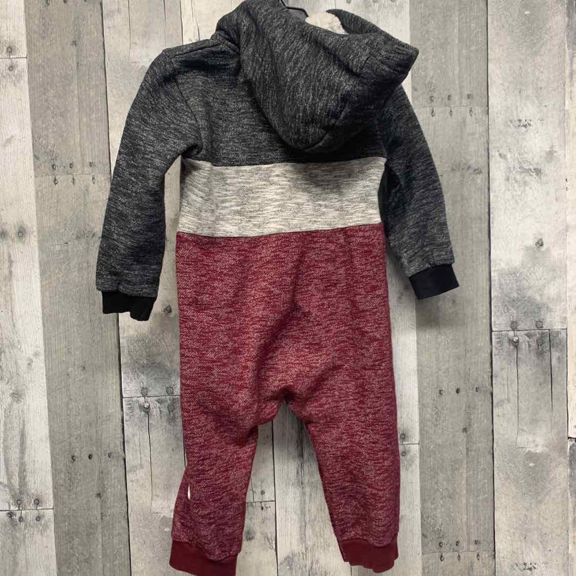 Size 24 Months Red/Gray Lee Light Jacket