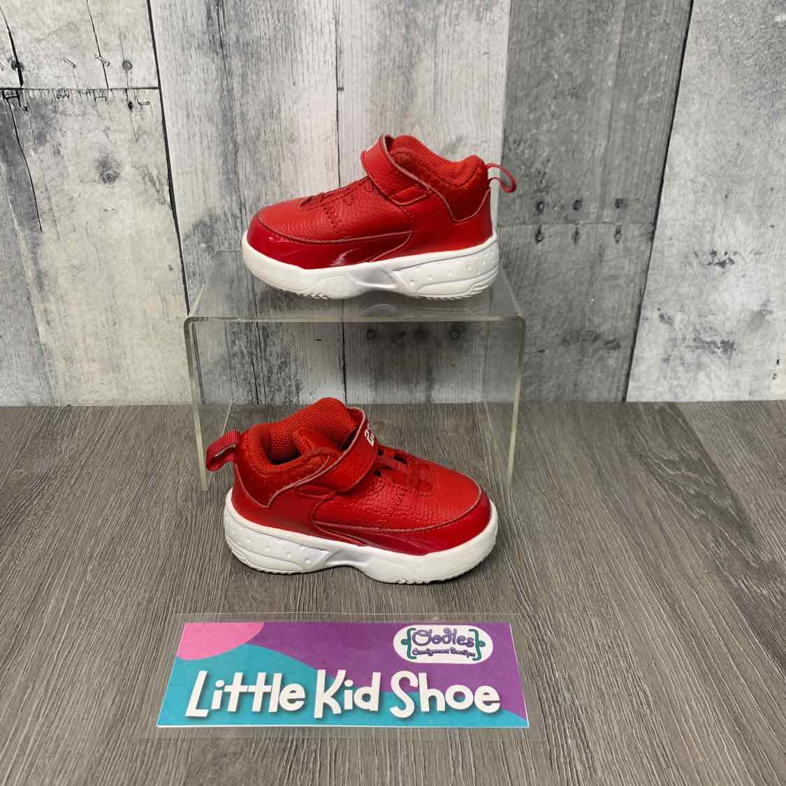 Size 5 Red/White Sport Brand Sneakers