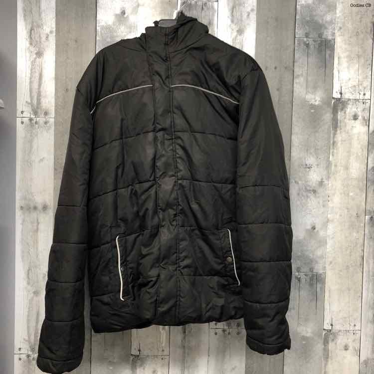 Size 14/16 Black/White Swiss Cross Snow Jacket