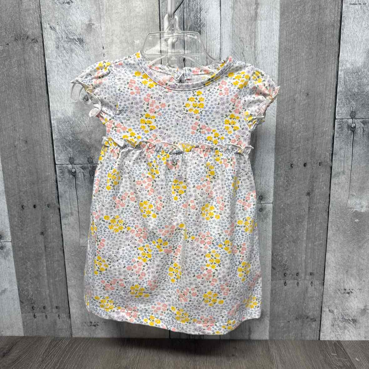 Size 12 Months Blue/Yellow Just One You 2pc Dress