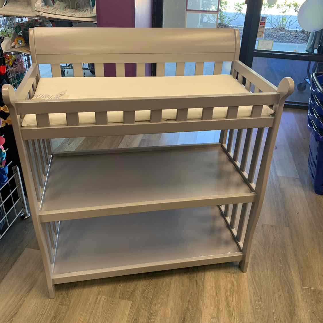 Delta Gray Changing Table