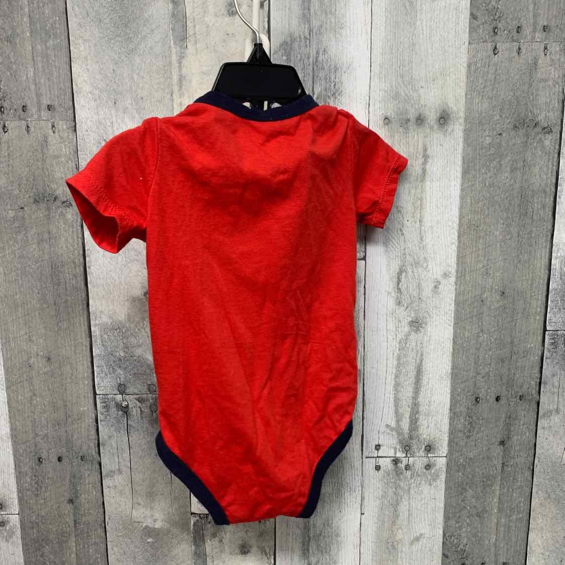 Size 18 Months Red/Navy Sport Brand Bodysuit