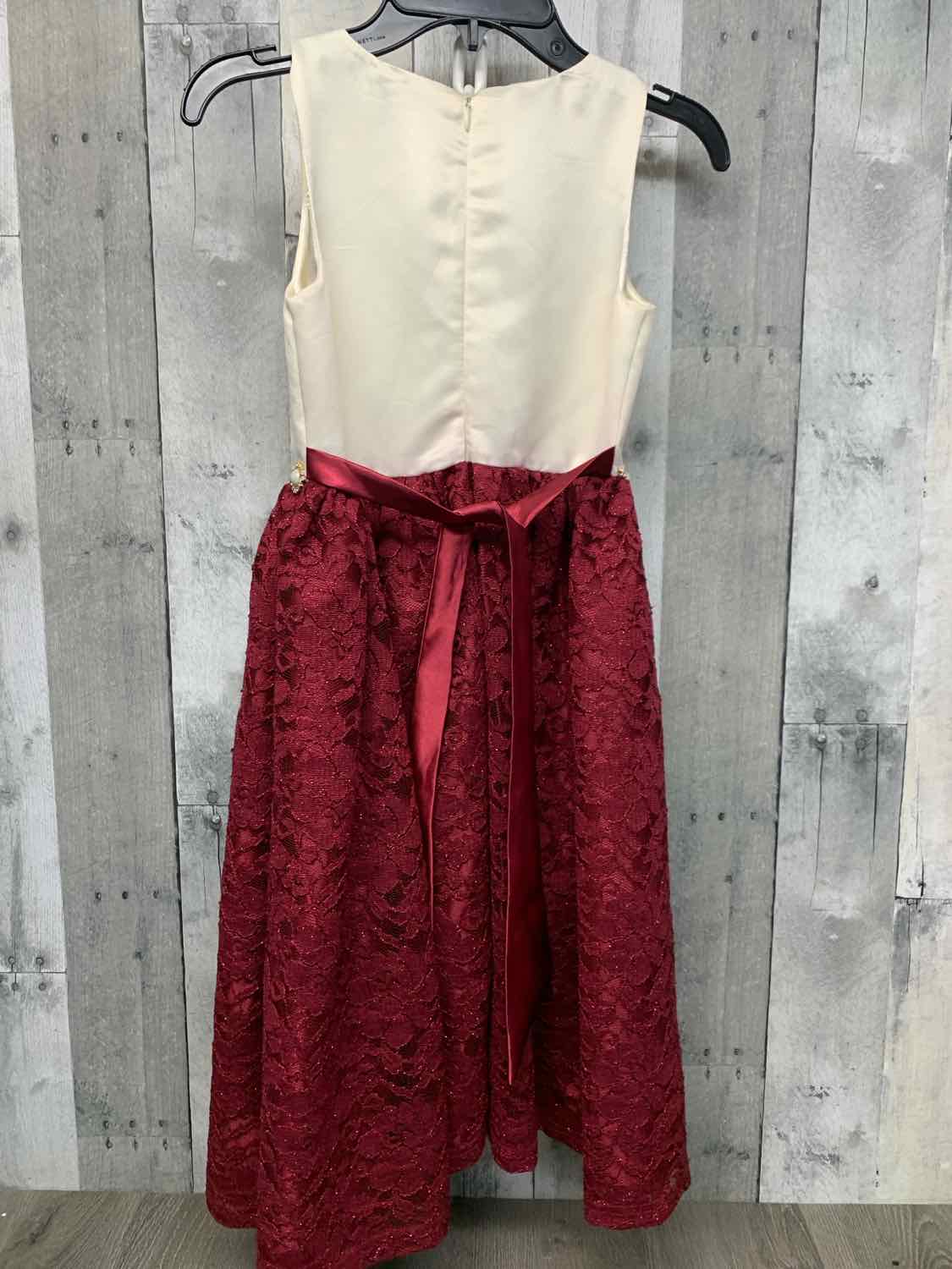 Size 8 Burgundy American Princess Dress - Party