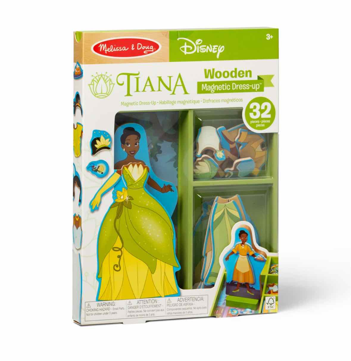 Melissa & Doug Tiana Wooden Magnetic Dress-Up