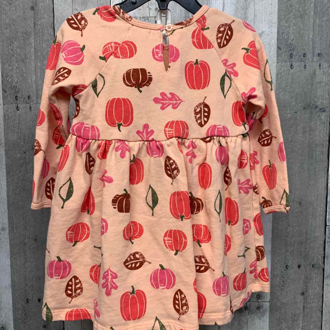 Size 18-24 Months Pink Print B Brand LS Dress