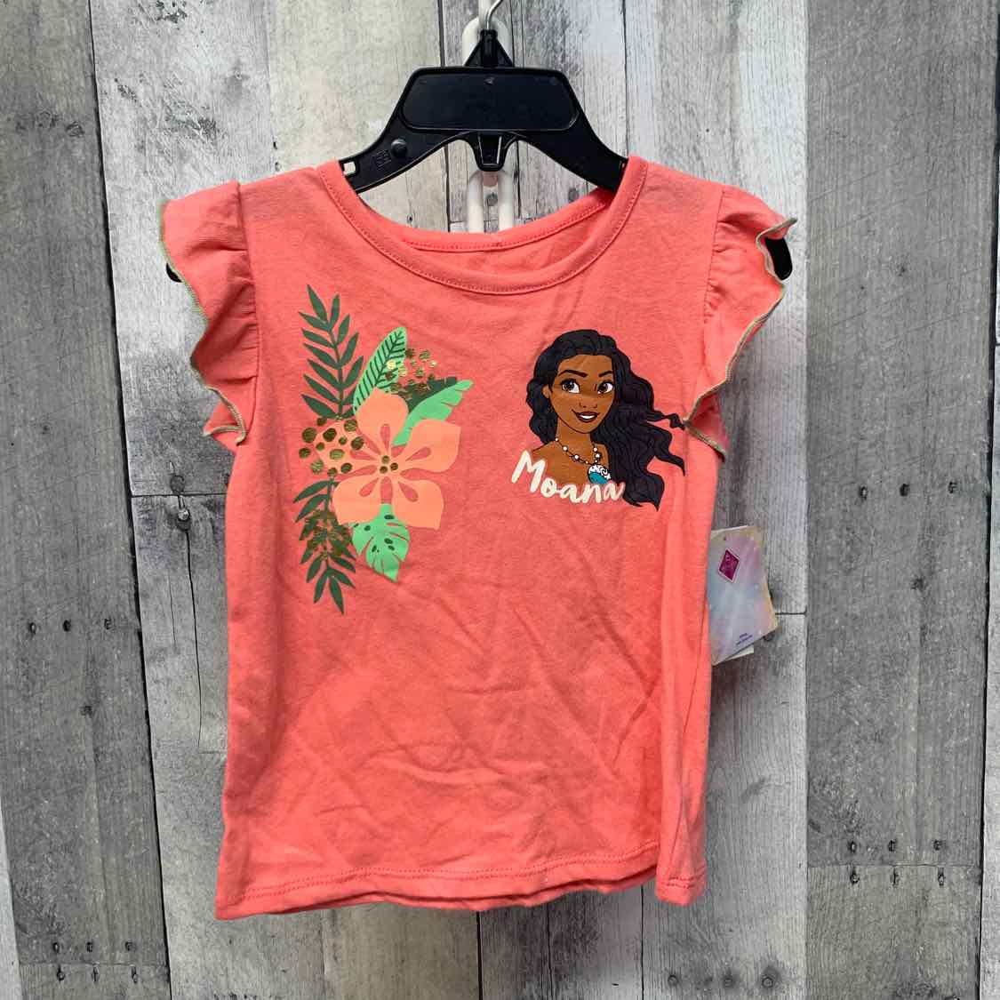 Size 3T Coral Disney T Shirt - OodlesCB