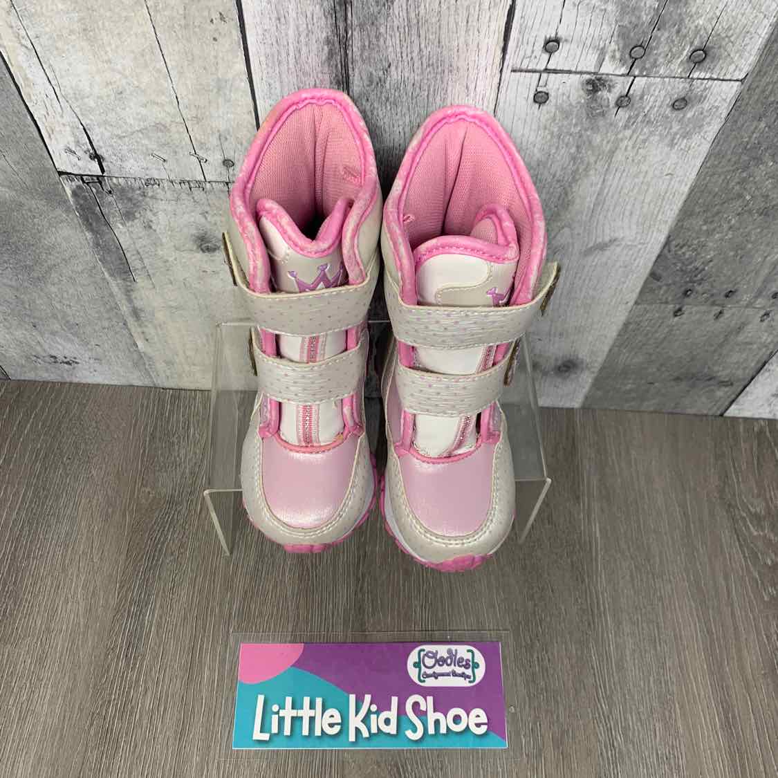 Size 5 Pink/White Disney Snow Boots