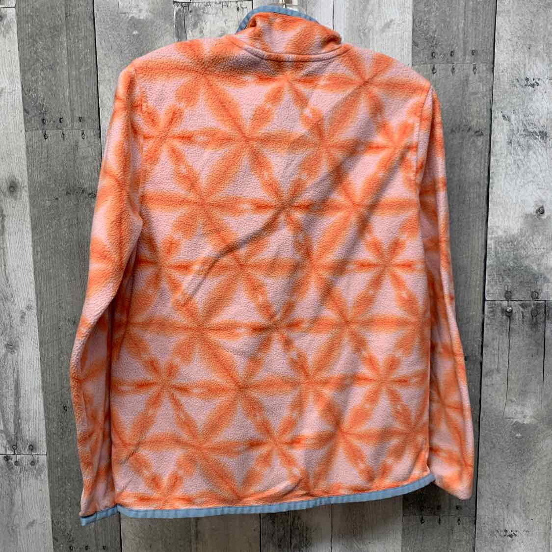 Size 10/12 Pink/Blue Lands' End Pull Over