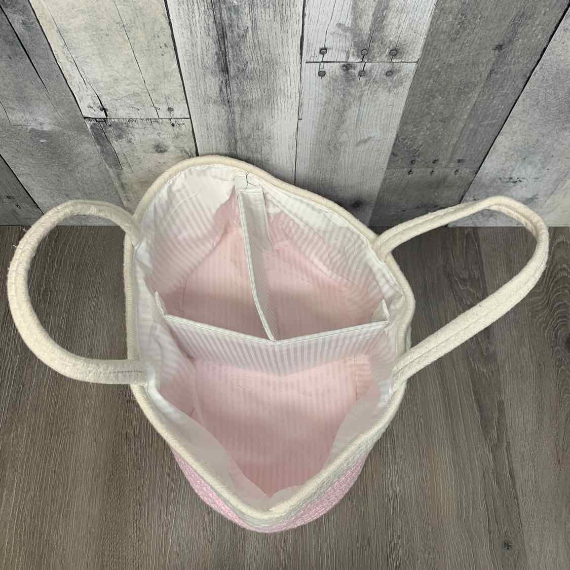 Generic Ivory/Pink Diaper Stacker/Organizer - OodlesCB