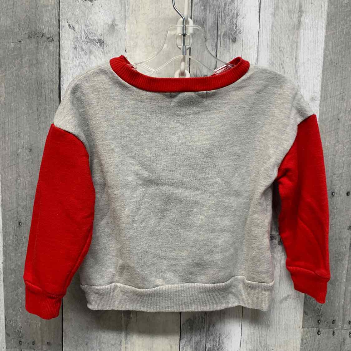 Size 3T Gray/Red B Brand Sweat Shirt