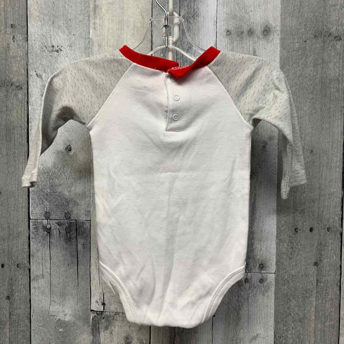 Size 9 Months White Graphic Baby Starters Bodysuit