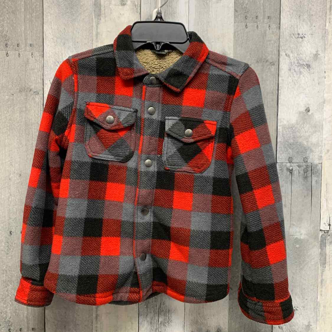 Size 6/7 Red/Gray Eddie Bauer Heavy Jacket