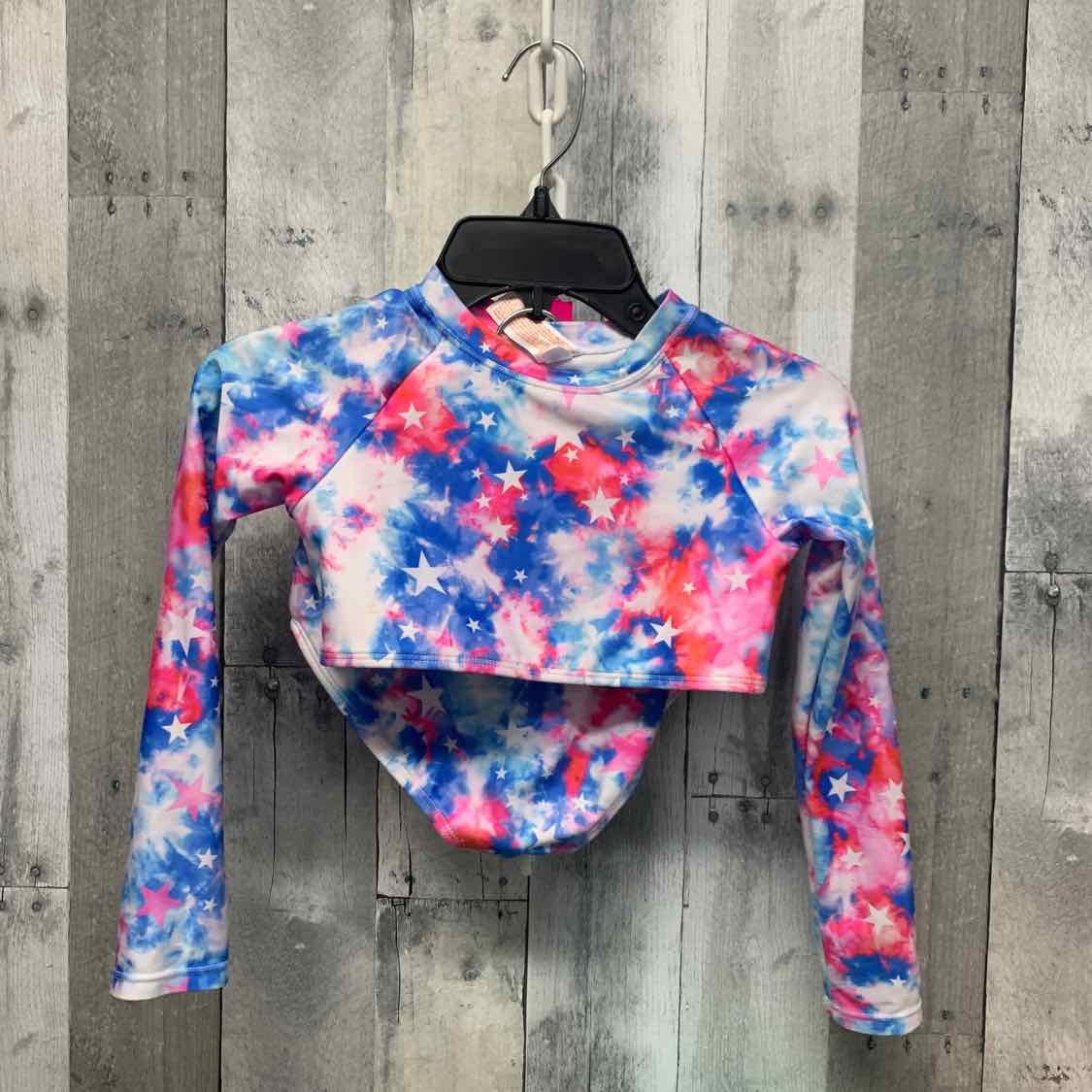 Size 6/7 Blue/Pink Cat & Jack Swim Suit - 2pc+