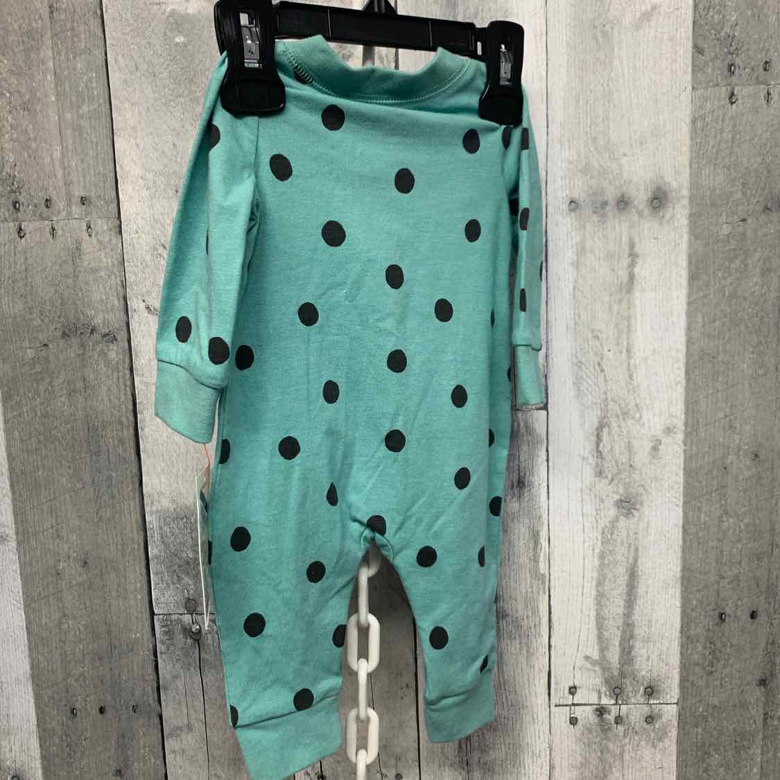 Size Newborn Green Print Cat & Jack Romper