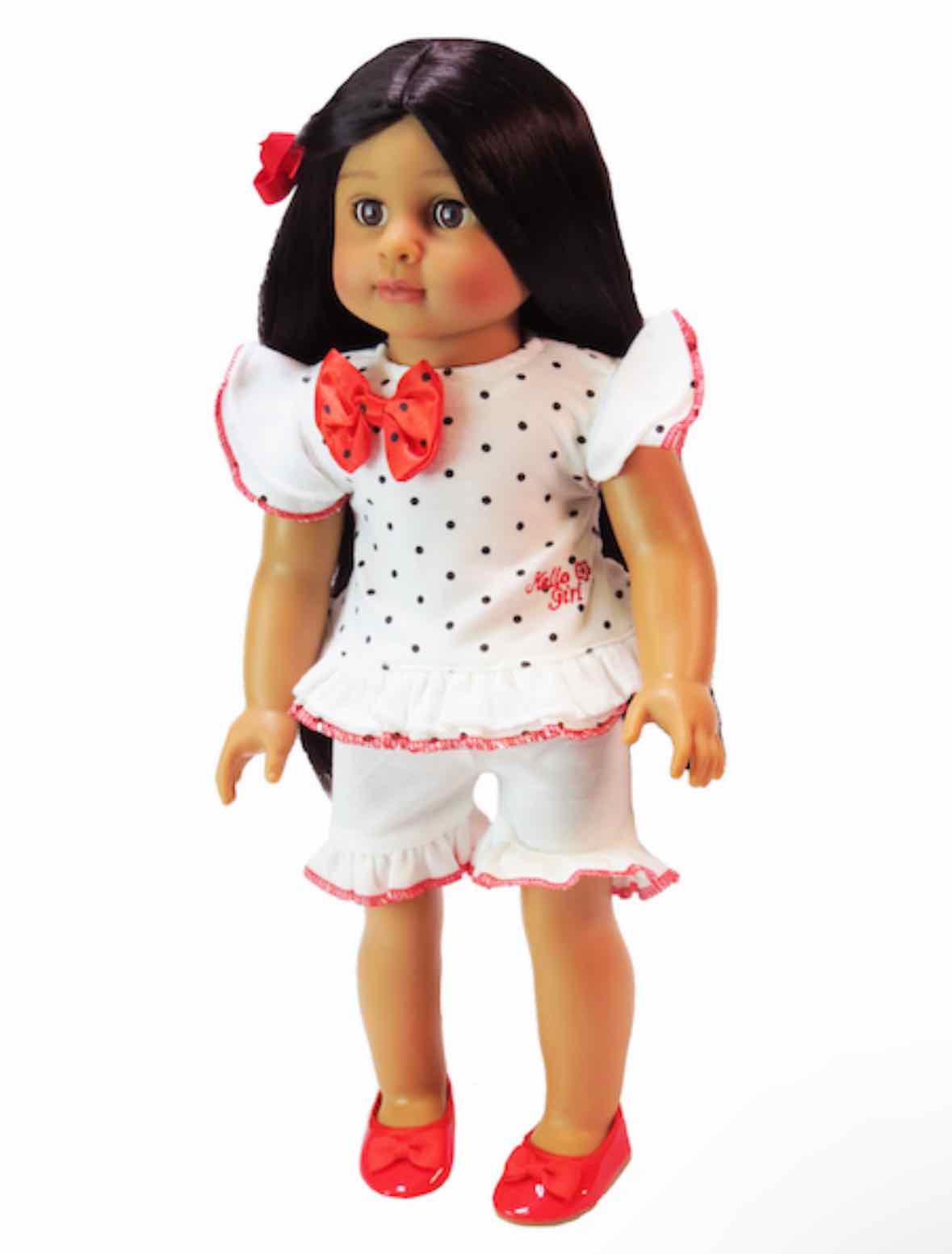 2pc Shirt/Short Polka Dot Outfit