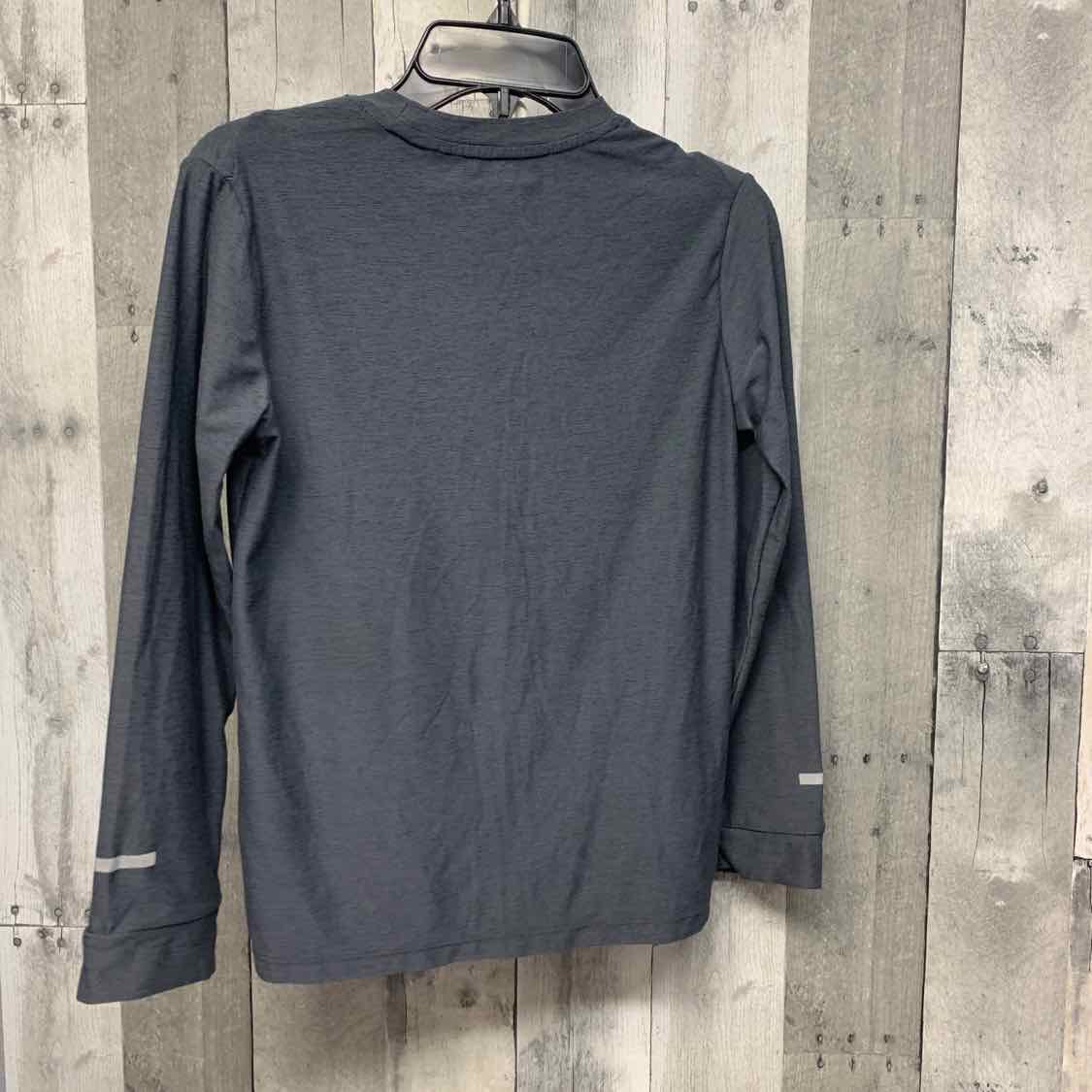 Size 8 Gray/Green Russel Long Sleeve Shirt