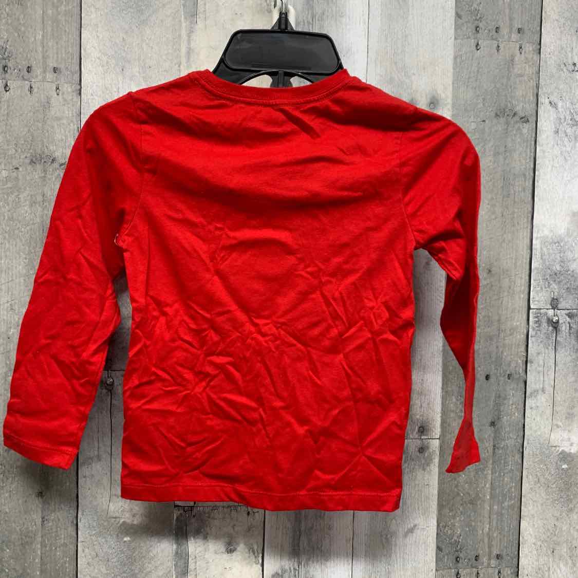 Size 4/5 Red Graphic Holiday Brands Long Sleeve Shirt
