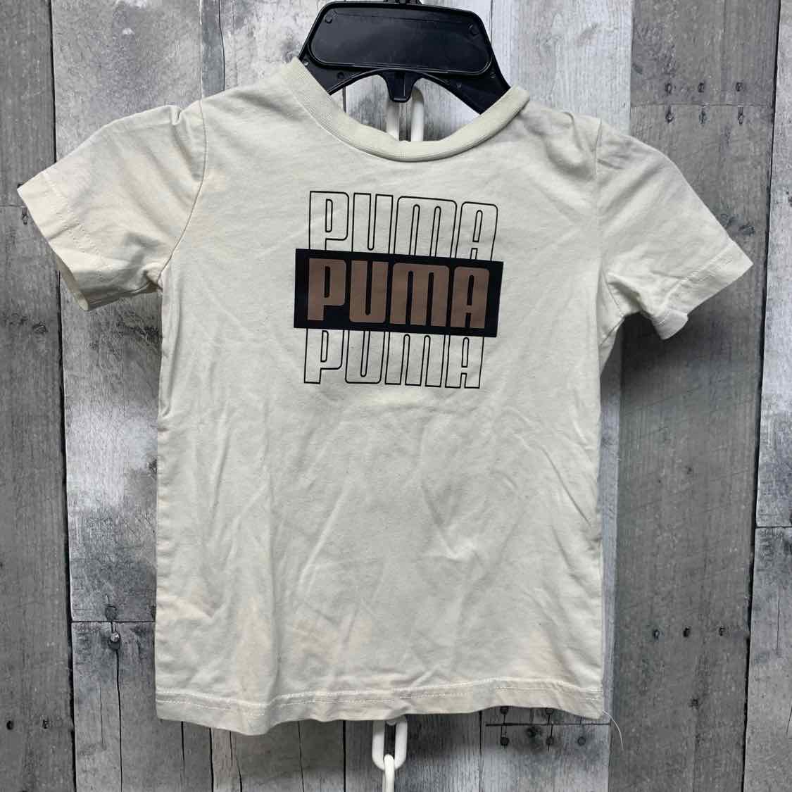 Size 4T Tan/Black Puma T Shirt
