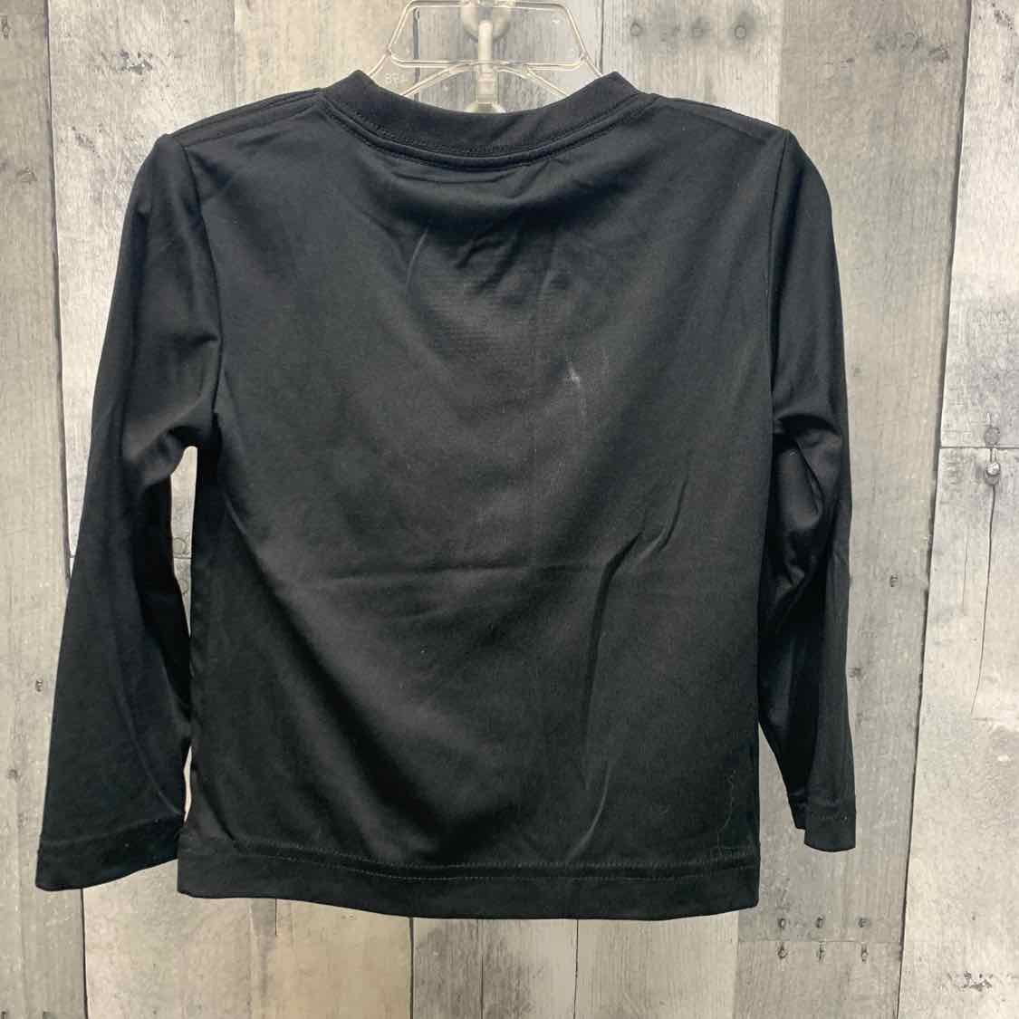 Size 2T Black Sport Brand Long Sleeve Shirt
