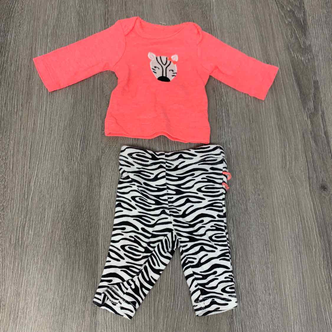 Size Preemie Pink/Black Child of Mine Shirt/Pants