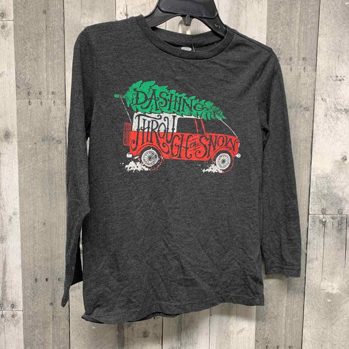 Size 8 Gray Graphic Old Navy Long Sleeve Shirt