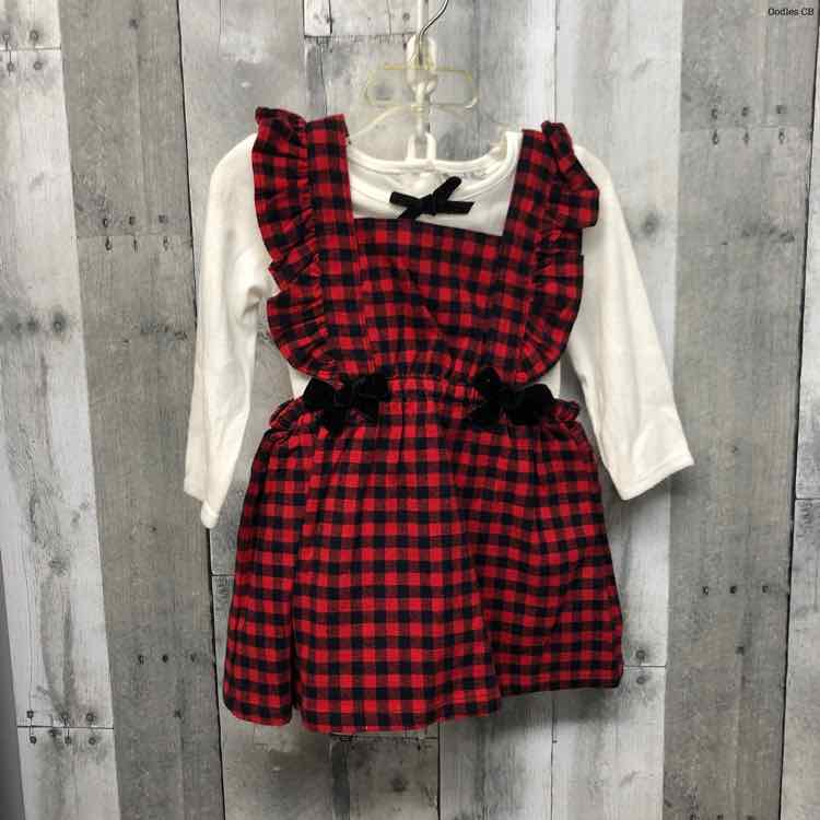 Size 18 Months Red/Black Nicole Miller Shirt/Jumper