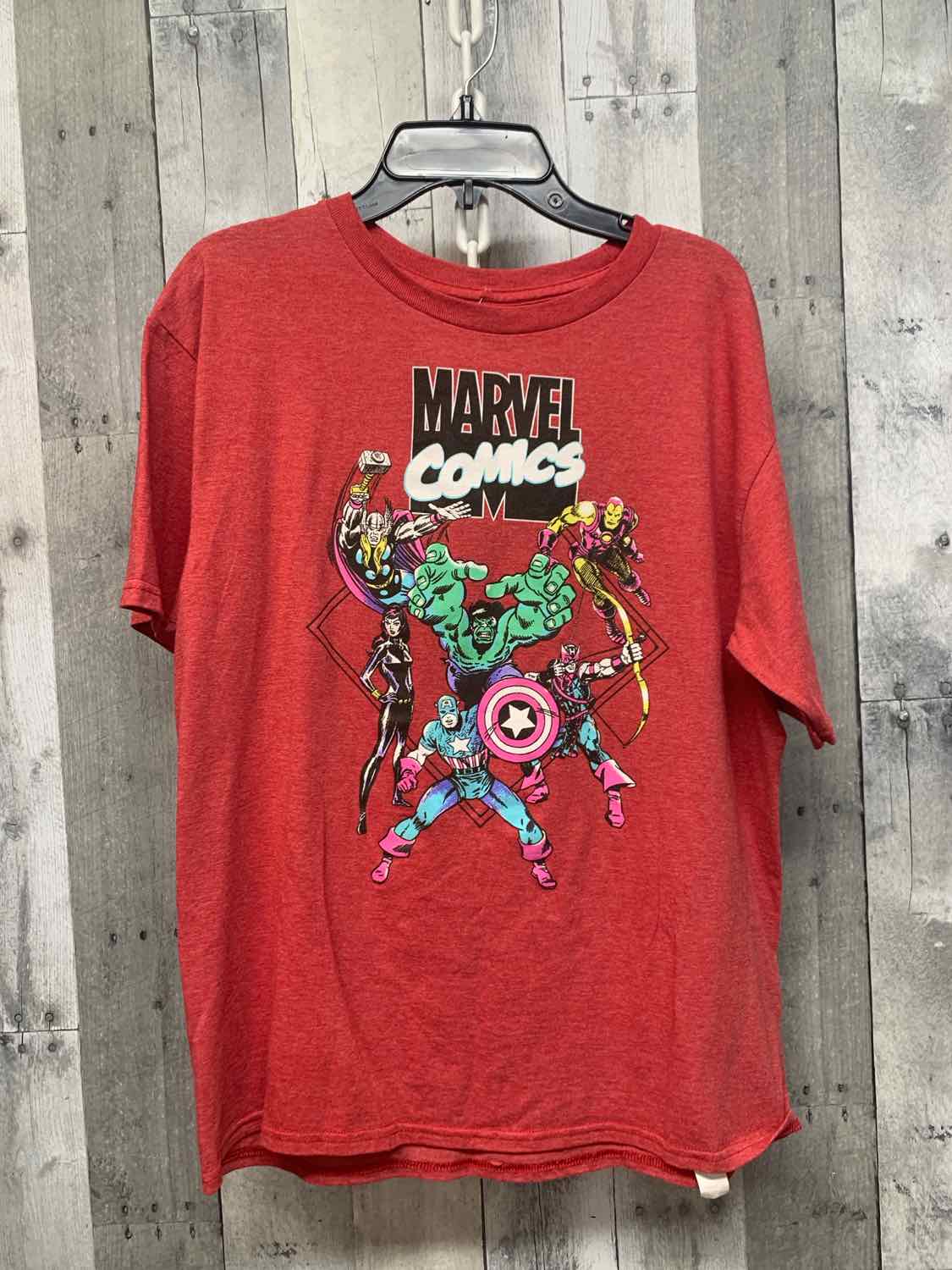 Size 14/16 Red/Green Marvel T Shirt