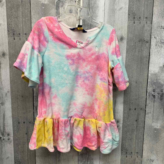 Size 4T Pink/Yellow Ralph Lauren Swim Cover Up