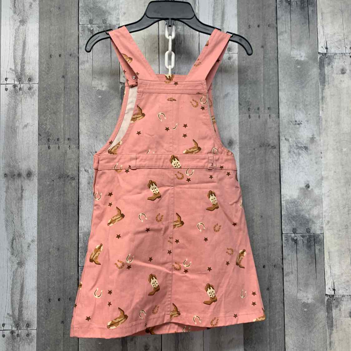 Size 7 Pink Print Mid Brand Jumper - OodlesCB