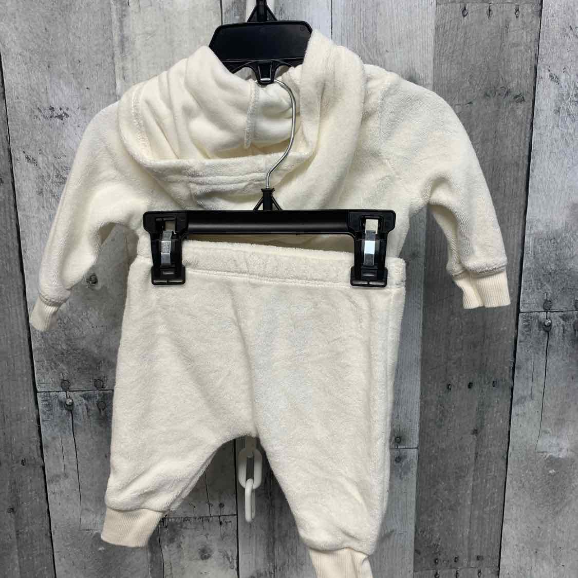Size 3 Months White/Yellow Carter's Jacket/Pants