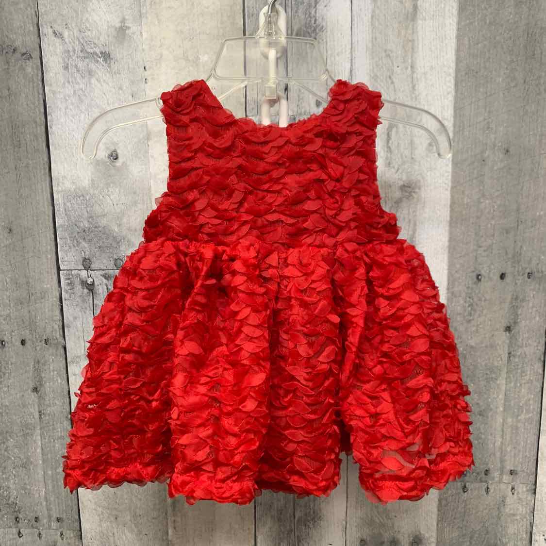 Size 3-6 Months Red Cat & Jack Dress - Party