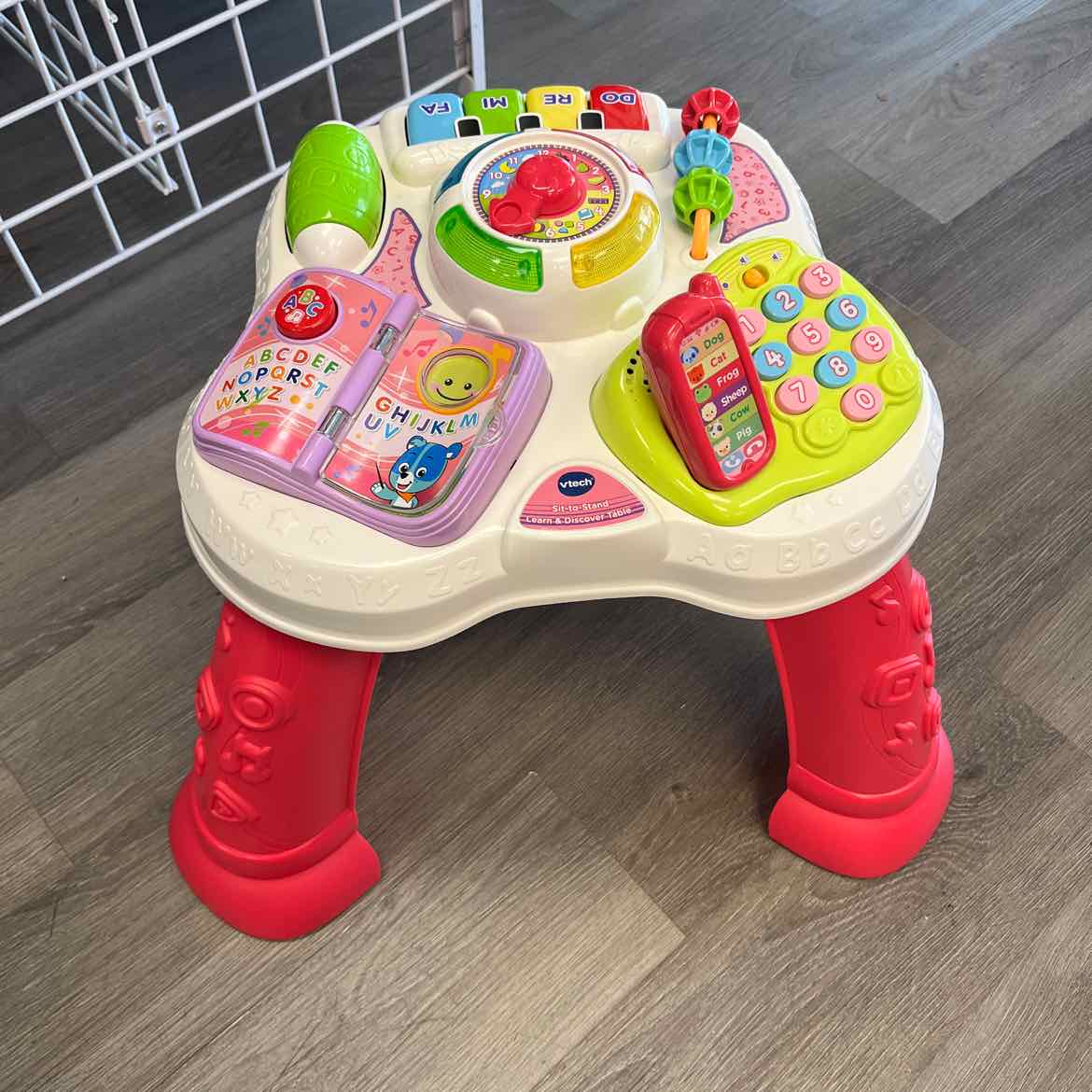 VTech Pink/White Activity Table