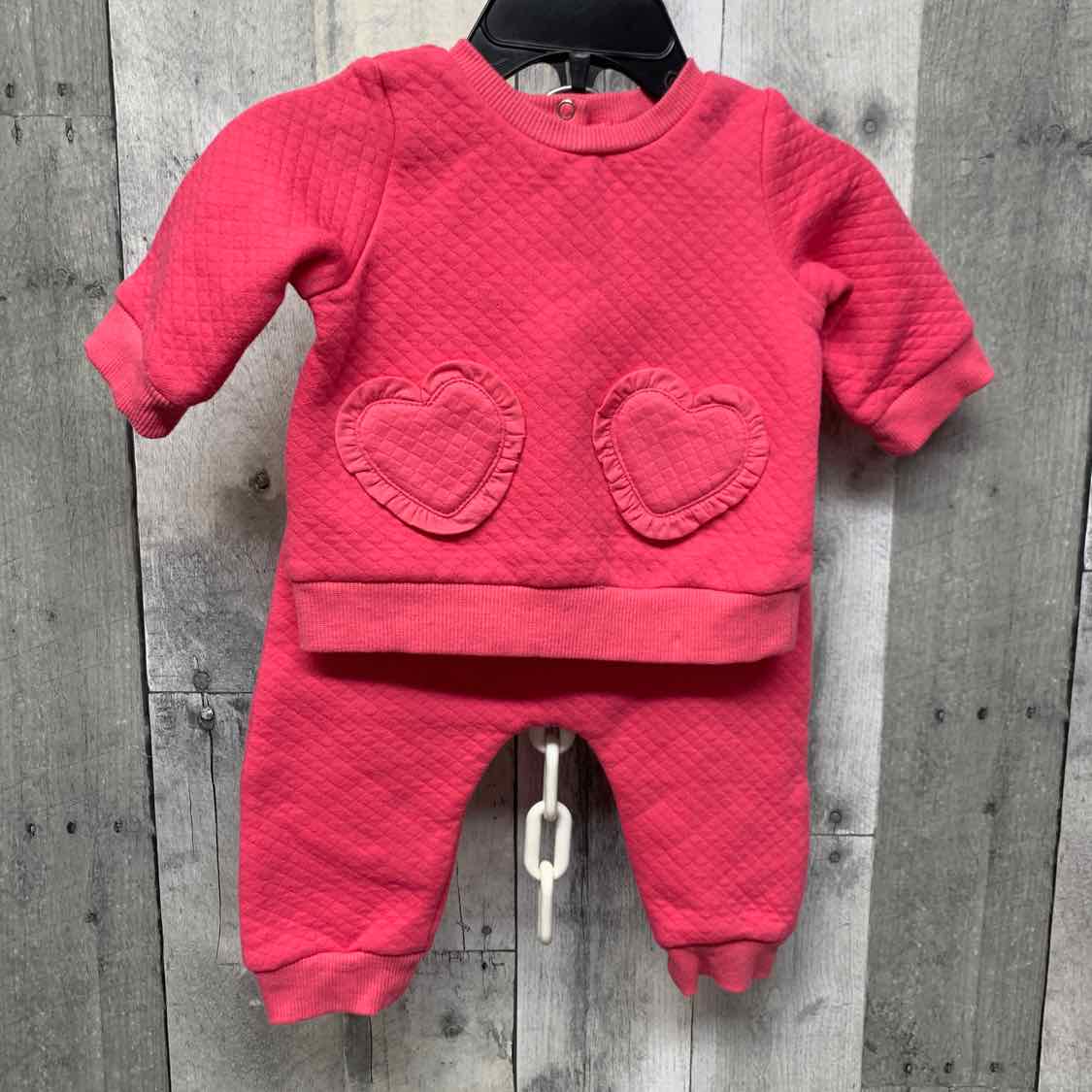 Size 3 Months Pink Little Me Shirt/Leggings